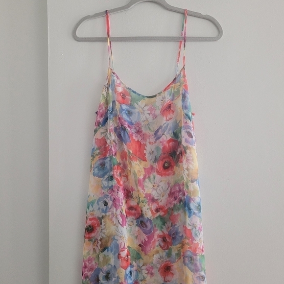 Shan floral tie back maxi slip size 4 - Picture 3 of 8